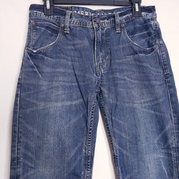 American Eagle Original Straight Leg Cotton Jeans Men's Size 28x28 - Picture 2 of 11